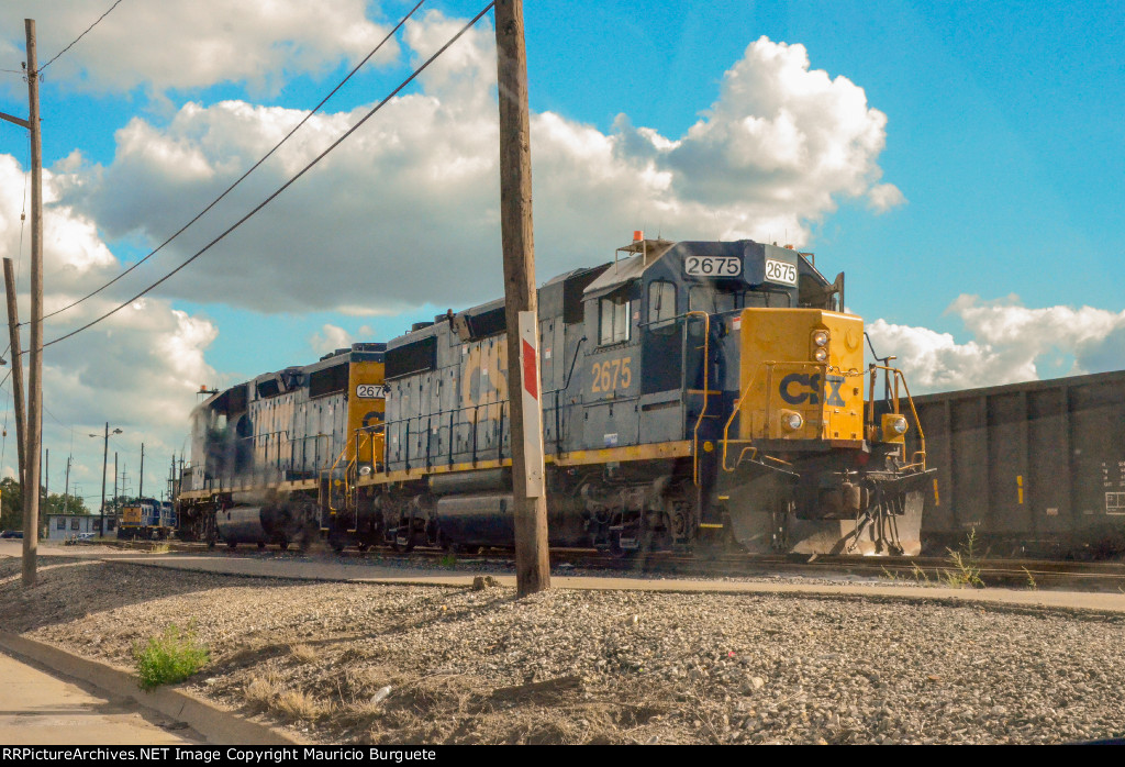 CSX GP38-2 in the yard